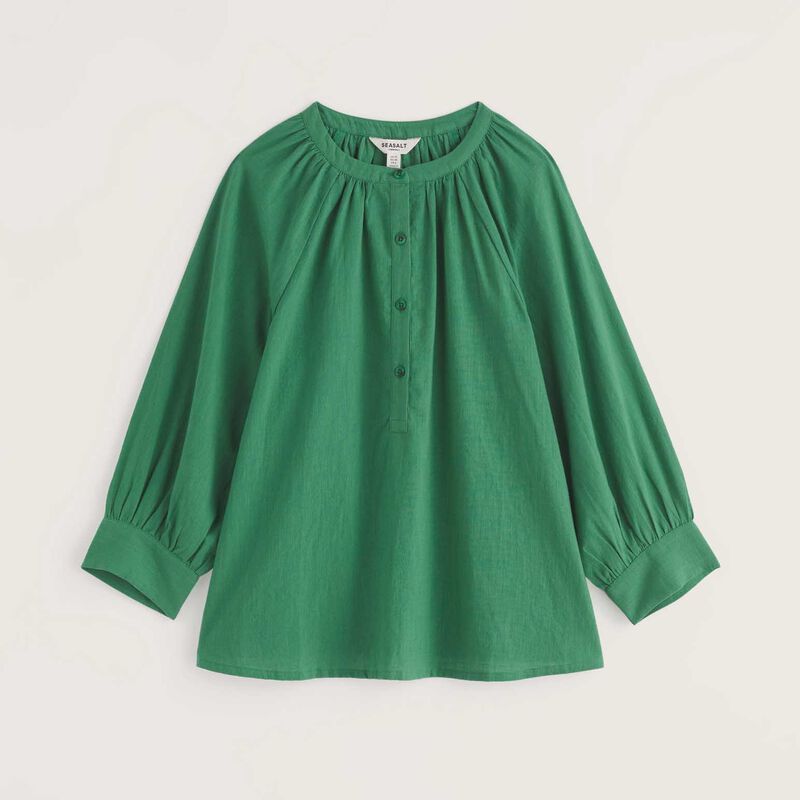 Seasalt Cornwall Moor Grass Shirt - Spring Green image number 3